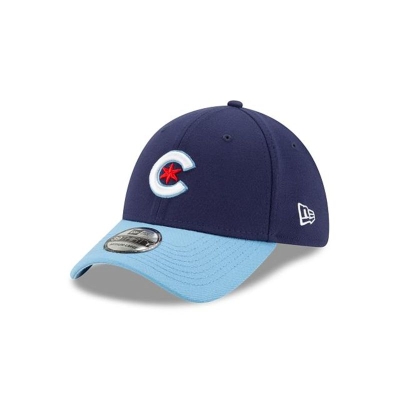 Chicago Cubs Gorra | New Era MLB City Connect 39thirty Stretch Fit Cap Mexico - Azules
